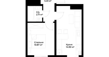 Квартира 1 комната в Шайхантаурский район, Узбекистан