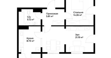 Квартира 2 комнаты в Шайхантаурский район, Узбекистан