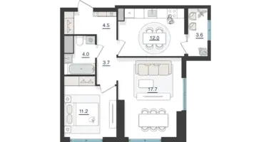 Kvartira 2 xonalar _just_in Toshkent, Oʻzbekiston