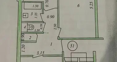 Квартира 2 комнаты в Ташкент, Узбекистан