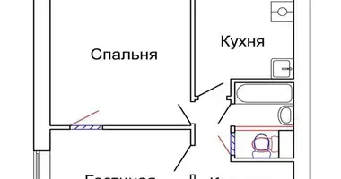 Kvartira 2 xonalar _just_in Khanabad, O‘zbekiston