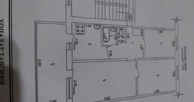 Квартира 3 комнаты в Ташкент, Узбекистан