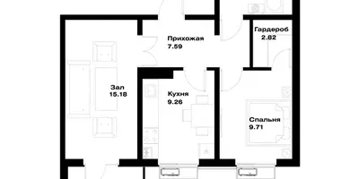 Квартира 2 комнаты в Ташкент, Узбекистан