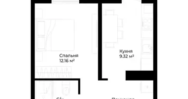 Квартира 1 комната в Ташкент, Узбекистан