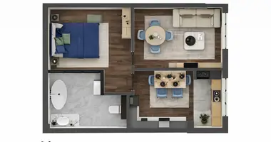 Kvartira 1 xona _just_in Toshkent, Oʻzbekiston