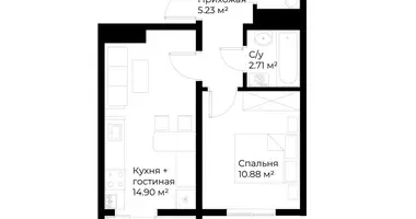 Квартира 1 комната в Шайхантаурский район, Узбекистан