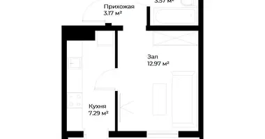 Квартира 1 комната в Ташкент, Узбекистан