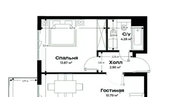 Kvartira 2 xonalar _just_in Toshkent, Oʻzbekiston