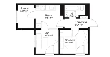 Квартира 1 комната в Шайхантаурский район, Узбекистан