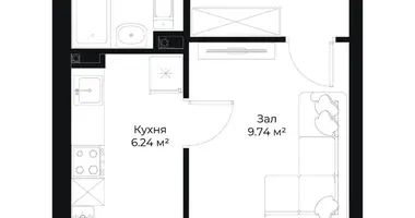 Kvartira 1 xona _just_in Toshkent, Oʻzbekiston