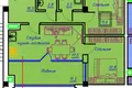 Kvartira 3 xonalar 70 m² Toshkentda