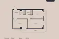 Квартира 1 комната 39 м² Ташкент, Узбекистан