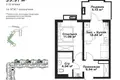 Квартира 2 комнаты 40 м² Ташкент, Узбекистан