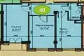 Квартира 1 комната 44 м² Ташкент, Узбекистан