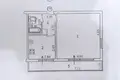 Квартира 1 комната 42 м² Ташкент, Узбекистан