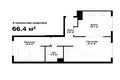 Квартира 2 комнаты 66 м² Ташкент, Узбекистан