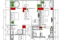 Pentxaus 3 xonalar 123 m² Toshkentda