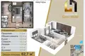 Квартира 2 комнаты 63 м² Ташкент, Узбекистан