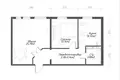 Kvartira 2 xonalar 66 m² Toshkentda