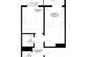 Квартира 1 комната 37 м² Ташкент, Узбекистан