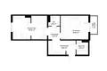 Квартира 1 комната 58 м² Ташкент, Узбекистан