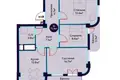 Kvartira 3 xonalar 73 m² Samarqandda