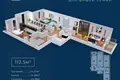 Kvartira 3 xonalar 118 m² Toshkentda
