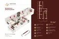 Комната 3 комнаты 91 м² Ташкент, Узбекистан