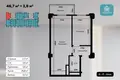 Квартира 2 комнаты 46 м² Ташкент, Узбекистан