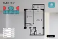 Kvartira 2 xonalar 48 m² Toshkentda