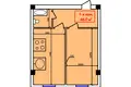 Квартира 1 комната 46 м² Бухара, Узбекистан