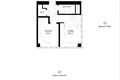 Квартира 2 комнаты 38 м² Ташкент, Узбекистан