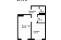 Квартира 1 комната 40 м² Ташкент, Узбекистан