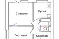 Квартира 2 комнаты 35 м² Ханабад, Узбекистан