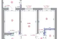 Kvartira 2 xonalar 57 m² Toshkentda