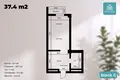 Kvartira 2 xonalar 53 m² Toshkentda