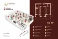 Квартира 2 комнаты 84 м² Ташкент, Узбекистан