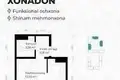 Kvartira 1 xona 27 m² in Shaykhontohur Tumani