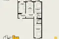 Kvartira 3 xonalar 75 m² Toshkentda