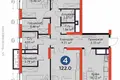 Kvartira 4 xonalar 128 m² Toshkentda