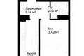 Квартира 1 комната 30 м² Ташкент, Узбекистан