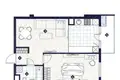 Квартира 2 комнаты 47 м² Ташкент, Узбекистан