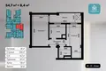 Квартира 1 комната 54 м² Ташкент, Узбекистан