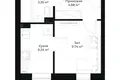 Kvartira 1 xona 24 m² Toshkentda