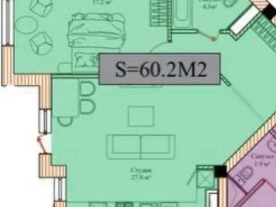 Жилой комплекс 3-комнатная квартира в новостройке ЖК «Caravan Avenue»